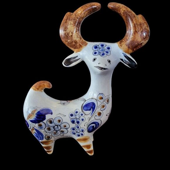 Vintage El Palomar Deer Ken Edwards Blue Deer - Picture 1 of 12